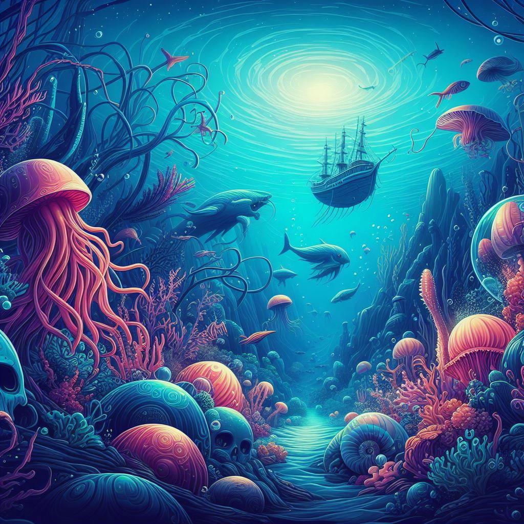 🌊 Тайны подводного мира: неизведанные глубины океана: 🚢 Затонувшие сокровища: легендарные кораблекрушения и их истории